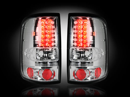 RECON 2004-2008 Ford F-150 Rear LED Left & Right Tail Lights Clear Lens Finish