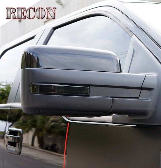 09-2014 Ford F-150 & Raptor SVT RECON Smoked Side Mirror LED Turn Signal Lights