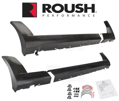 2005-2009 Ford Mustang Roush 401337 Unpainted Side Rocker Molding Skirts Panels