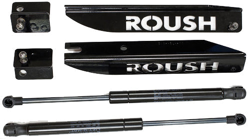 2005-2014 Mustang GT V6 Roush Engraved Stage 3 RS3 Hood Struts Lift Kit