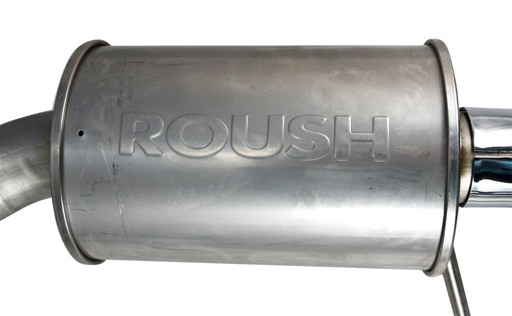 2015-2017 Mustang GT 5.0 V8 Roush Exhaust w Black Tips, Cold Air Intake & X-Pipe
