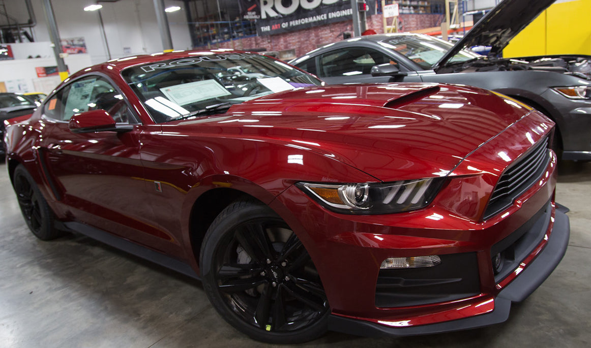 2015-2017 Ford Mustang Roush ABS Hood Scoop Custom Painted Ruby Red RR 421865