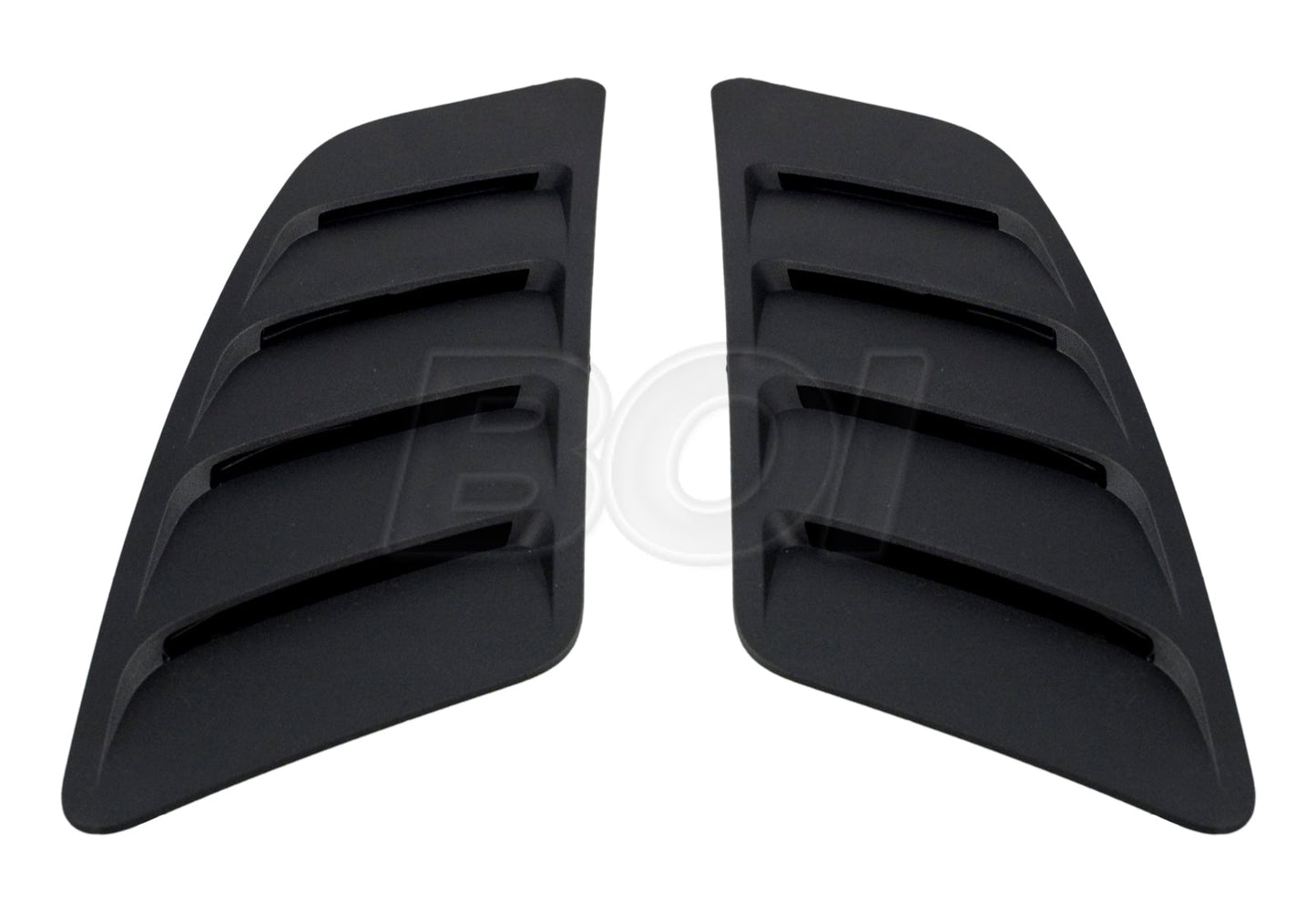 2015-2017 Ford Mustang GT 5.0 Roush Hood Vent Heat Extractors Black Pair 421869