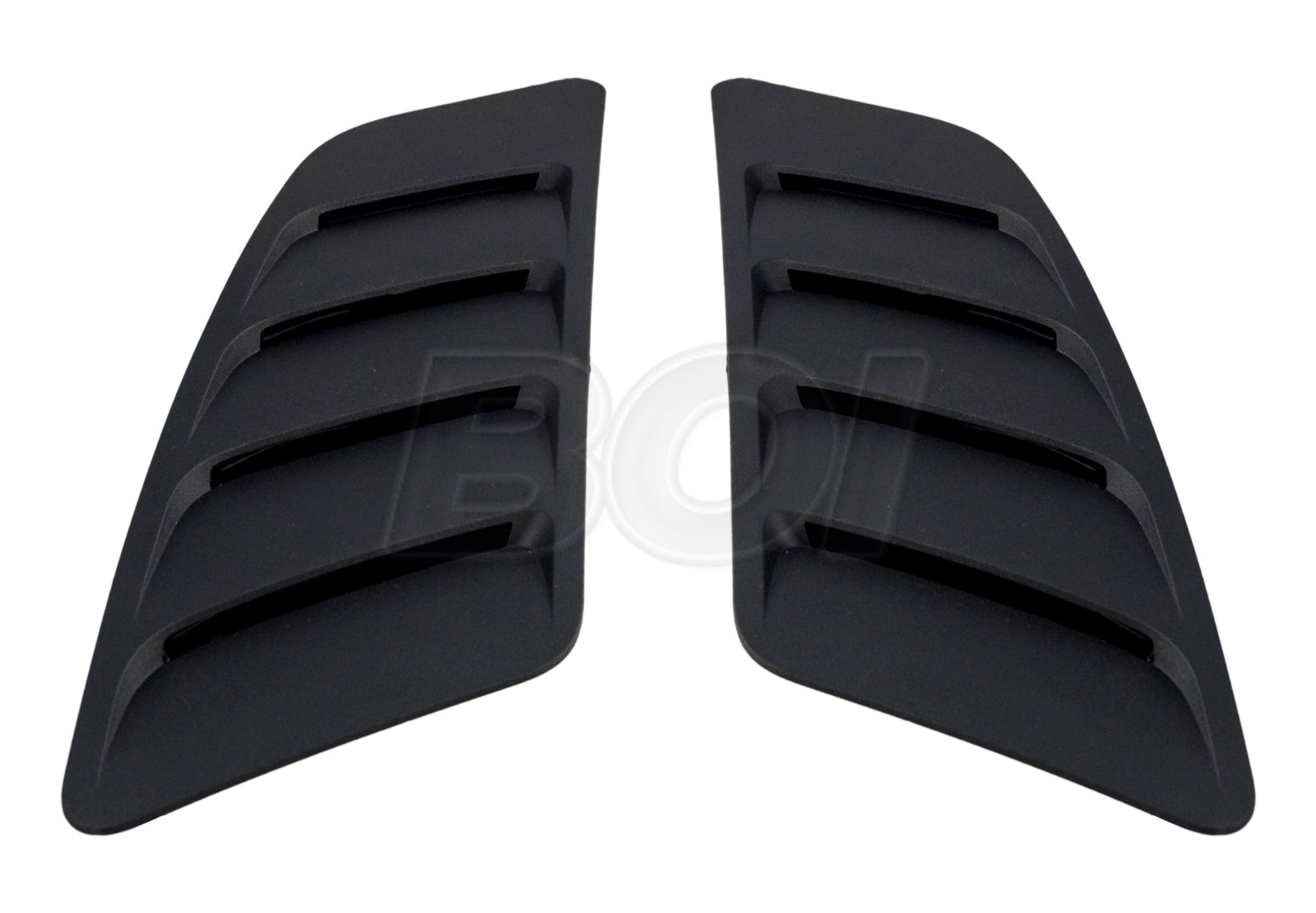 2015-2017 Ford Mustang GT 5.0 Roush Hood Vent Heat Extractors Black Pair 421869