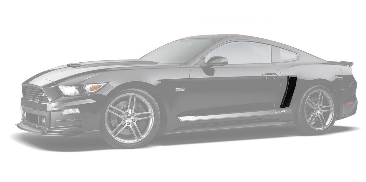 2015-2023 Mustang Roush 421870 Quarter Panel Side Scoops Primed - Pair LH & RH