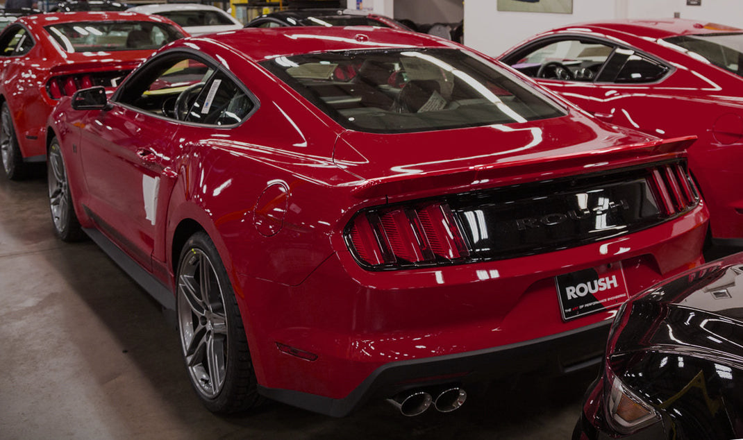 2015-2023 Mustang Coupe / Fastback Roush Rear Spoiler Wing Ruby Red RR 412890