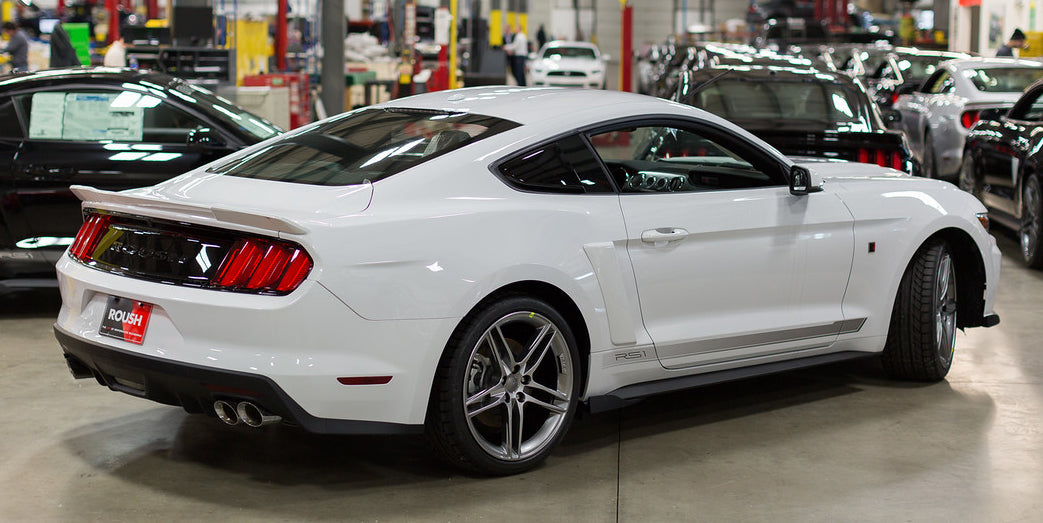 2015-2023 Mustang Coupe Fastback Roush Rear Spoiler Wing Oxford White YZ 421893