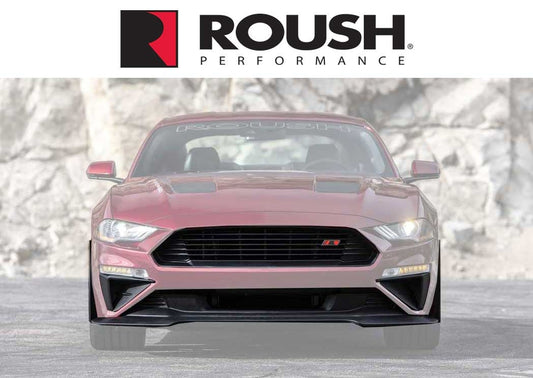 2018-2023 Mustang Roush Front Upper & Lower Grille w/ Chin Spoiler 7pc Kit