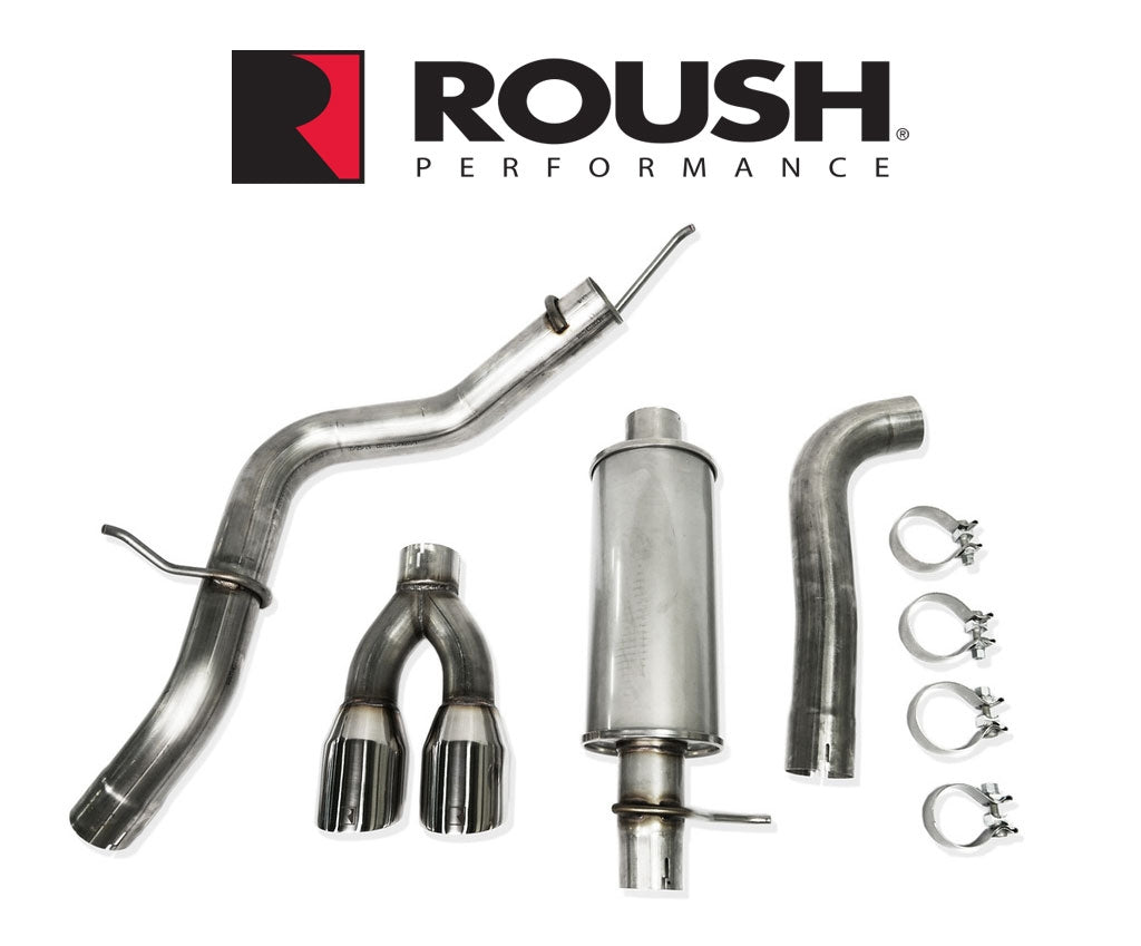 2019-2023 Ford Ranger 2.3L Roush 422179 Cat Back Side Exit Exhaust System Kit