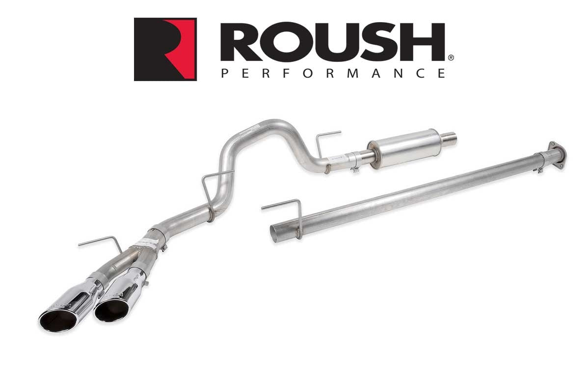 2021-2023 Ford F-150 5.0 V8 Roush 422266 Cat-Back Side Exit Exhaust System Kit