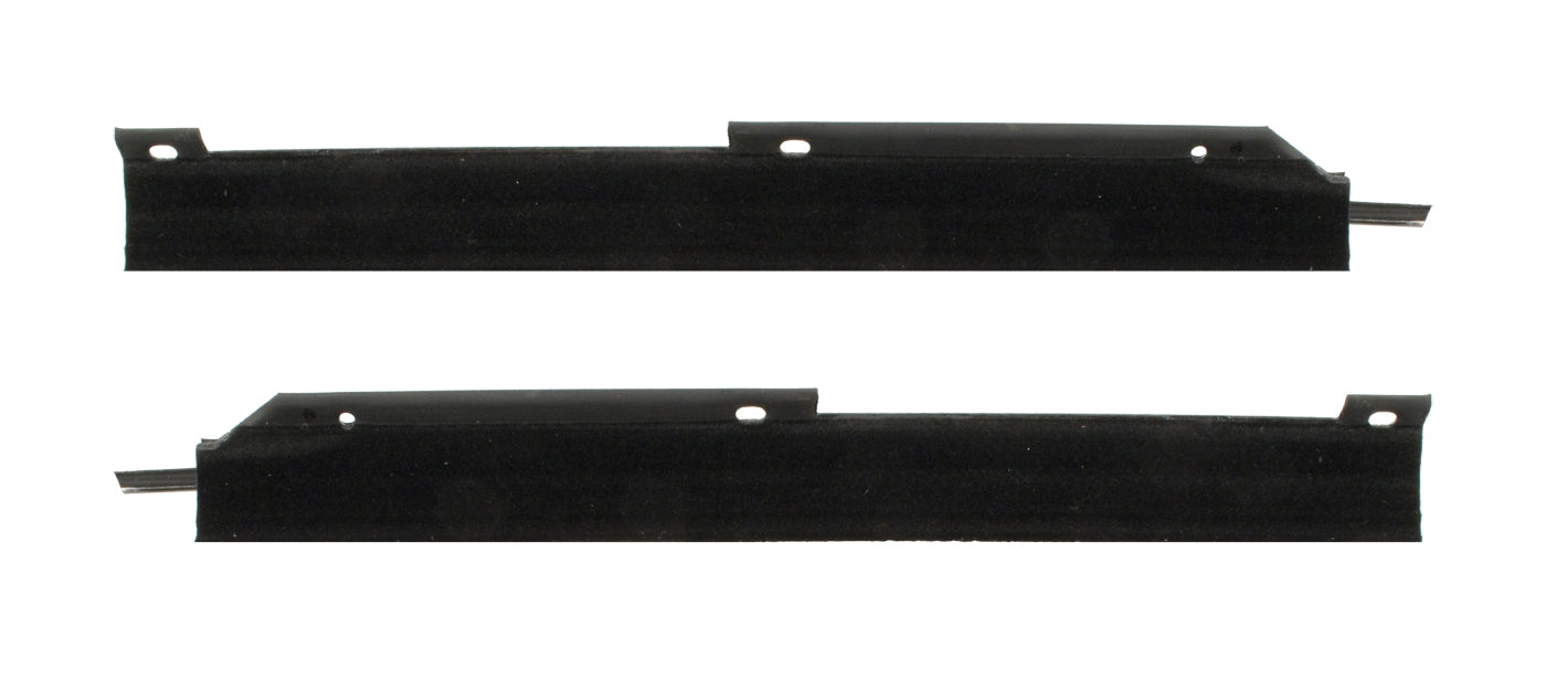 1990-1993 Mustang Convertible Inner Quarter Window Weatherstrip Moldings Pair