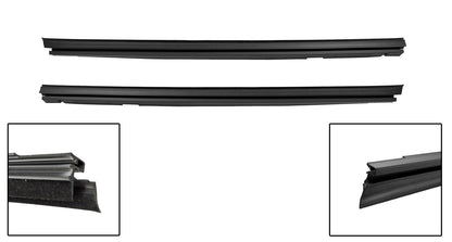 1994-2004 Mustang Inner Door Beltline Rubber Weatherstrip Seal - Pair LH & RH