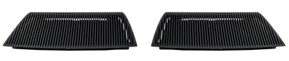 2003-2004 Mustang SVT Cobra Black Hood Heat Extractor Vent Grilles - Pair