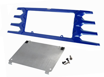 2015-2020 Ford Mustang Painted Rear License Plate Frame Deep Impact Blue J4