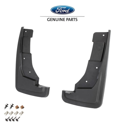 2022 Ford Maverick OEM NZ6Z-16A550-AA Black Front Mud Flaps Splash Guards Pair