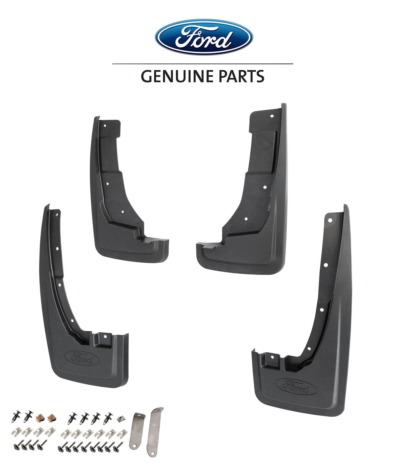 2022 Ford Maverick OEM Black Front & Rear Mud Flaps Splash Guards - Set of 4