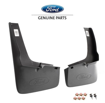 2019-2023 Ford Ranger OEM KB3Z-16A550-BB Black Rear Mud Flaps Splash Guards Pair