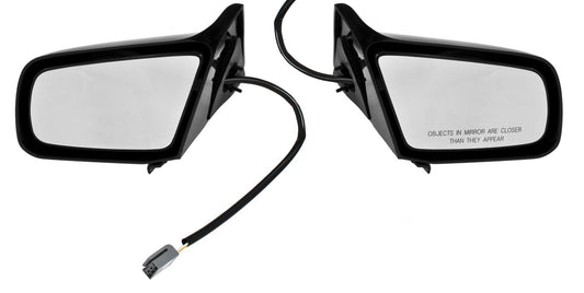 1987-1993 Mustang Coupe & Hatchback LH RH Side Power Outside Mirrors - Pair