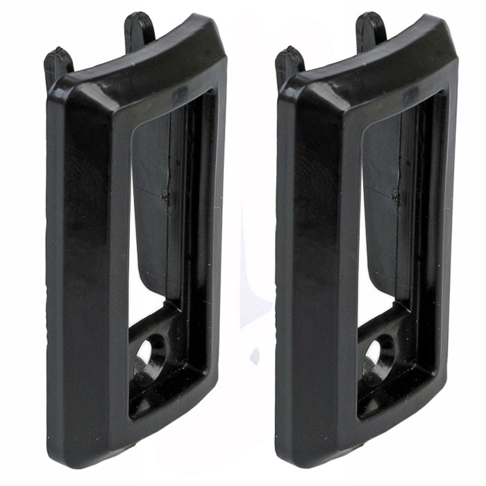 1981-1993 Mustang  Seat Tilt Latch Handle Knob Bezels Pair