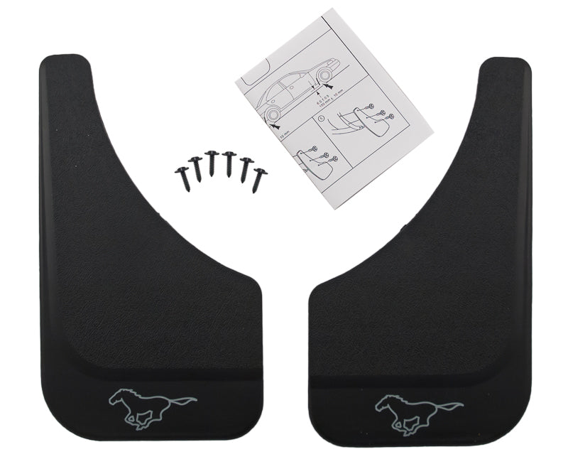 94-09 Genuine Ford OEM Mustang Pony  or Rear Mud Flaps Splash Guards - Pair