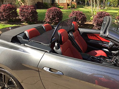 2015-2023 Ford Mustang Wind Screen Deflector - Convertibles WITHOUT Light Bar